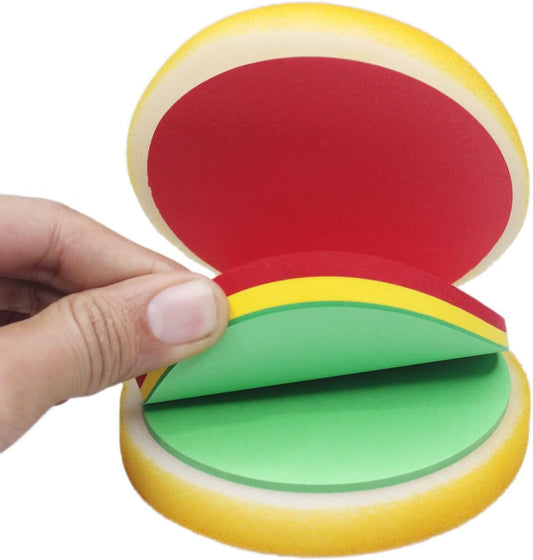 Burger Shaped Notepad