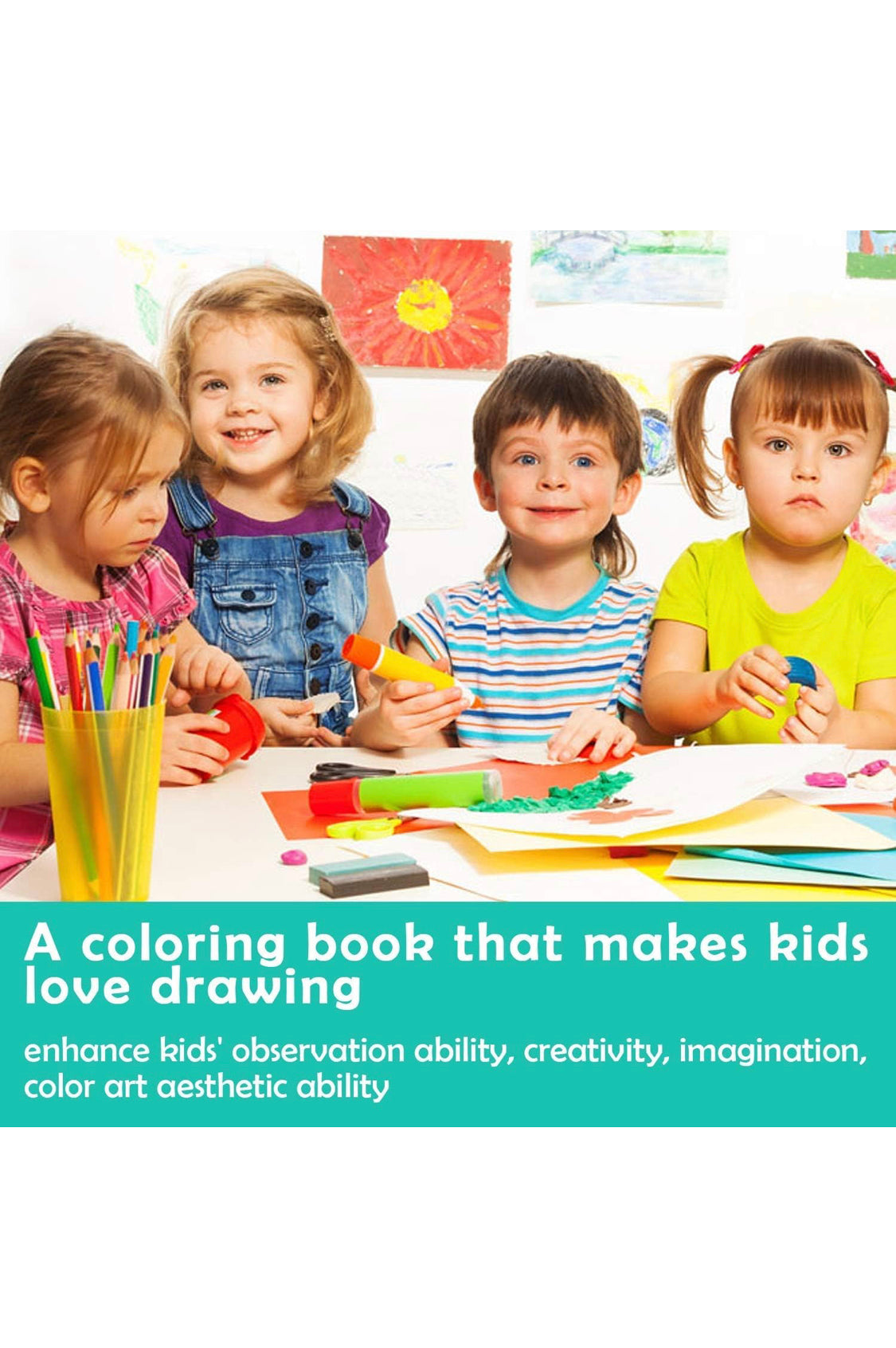 Coloring and scrach book set