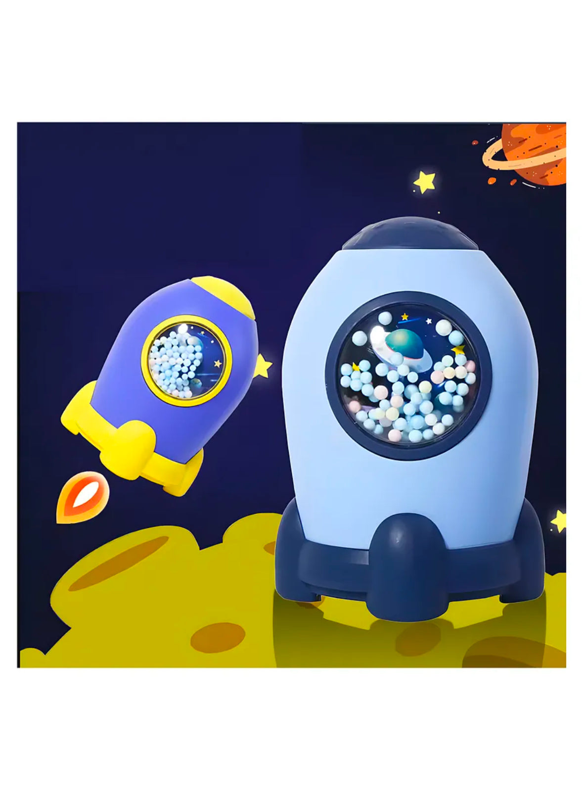 Rocket Shaped Money Bank
