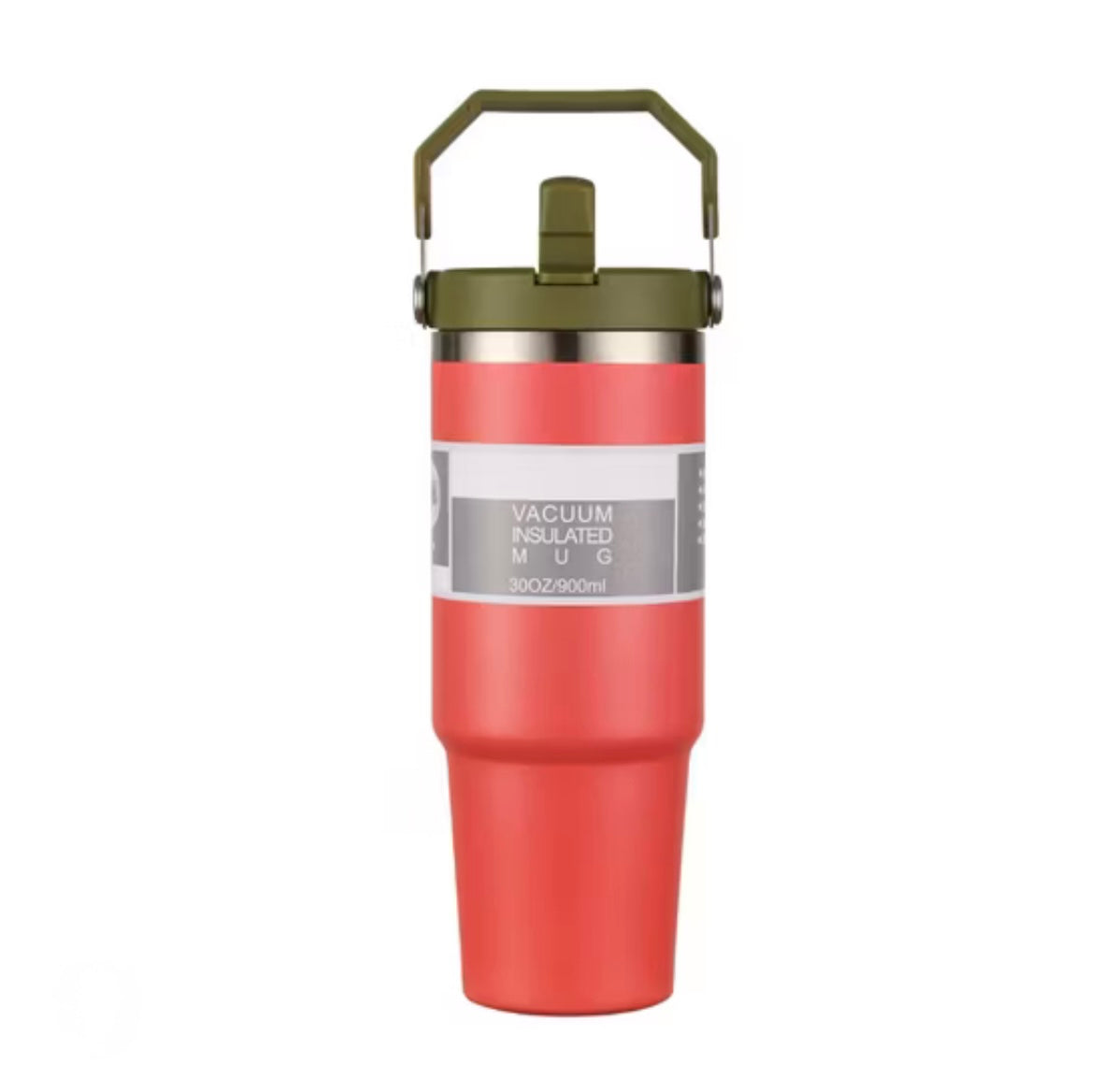 Tumbler with Straw Lid Vacuum Sealed Insulated Cup