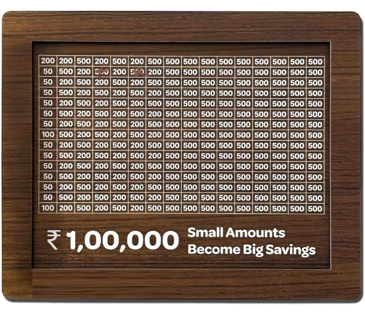 Wooden Money Piggy Bank Box