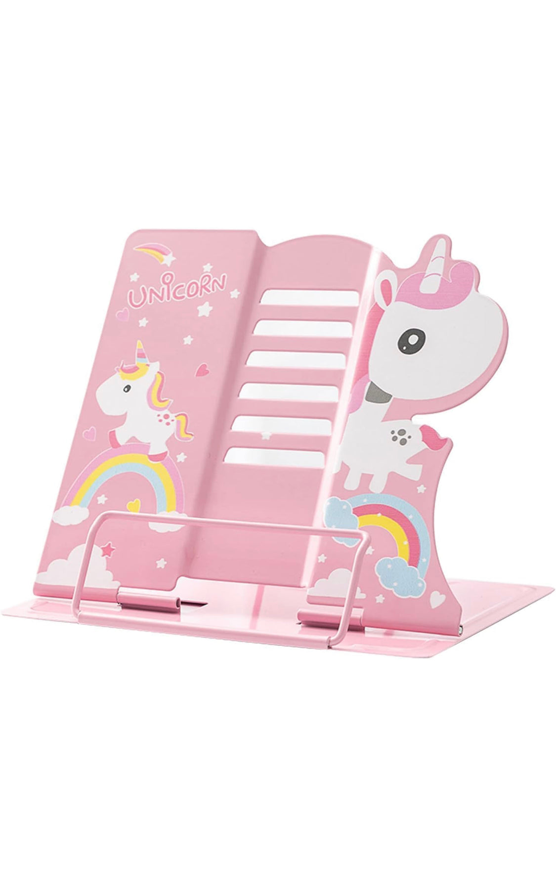 Book reading stand unicorn
