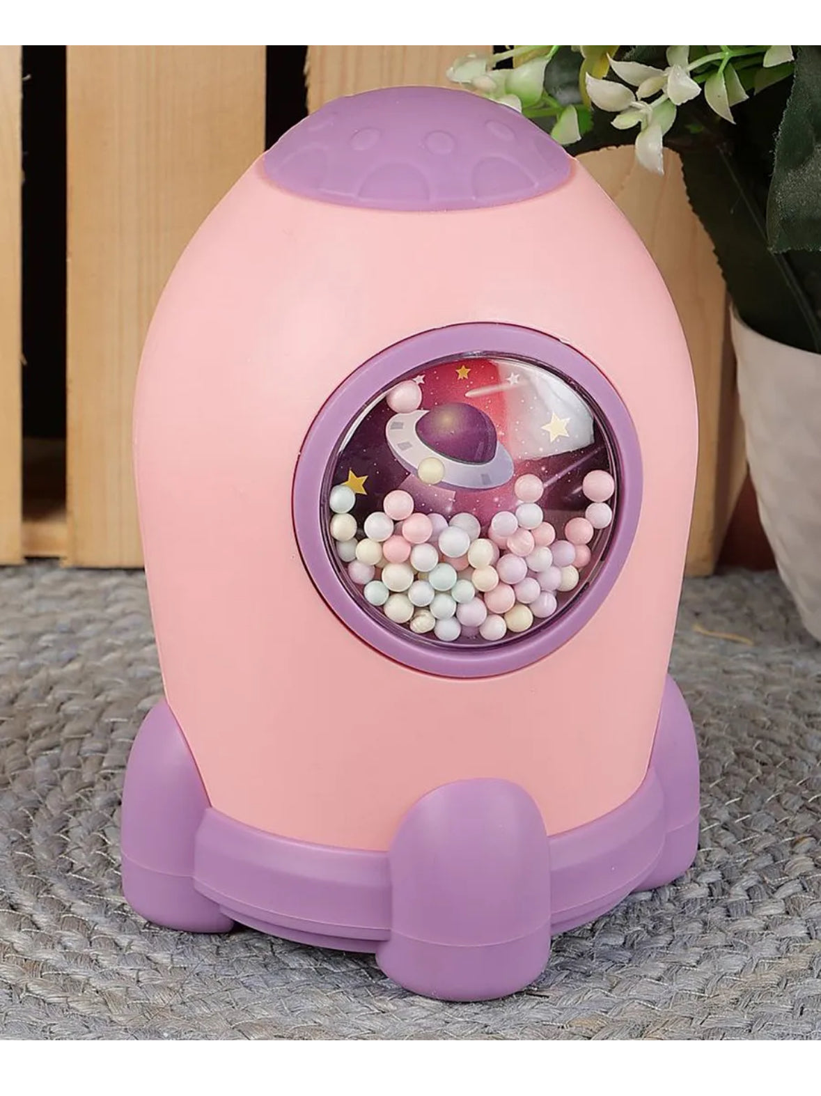 Rocket Shaped Money Bank