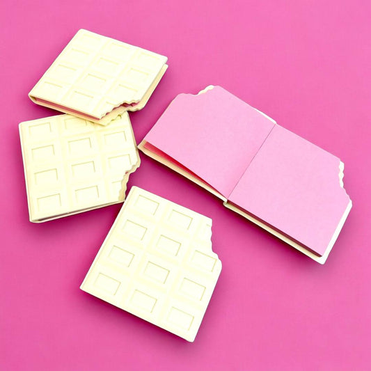 Strawberry-scented White Chocolate Notepad
