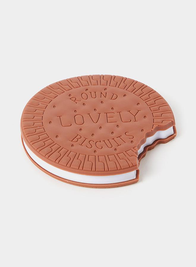 Biscuit shaped notebook