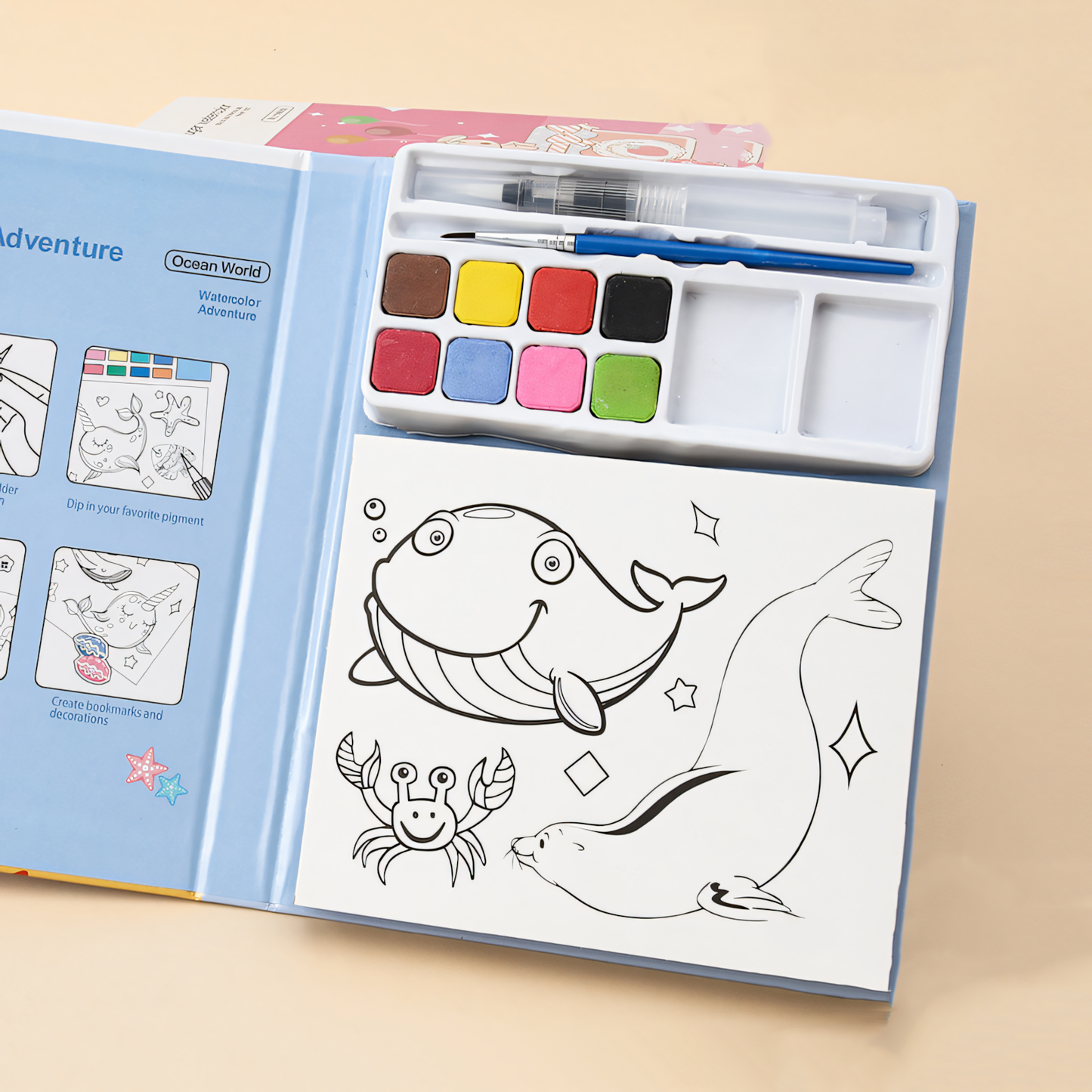 Water Coloring Diary