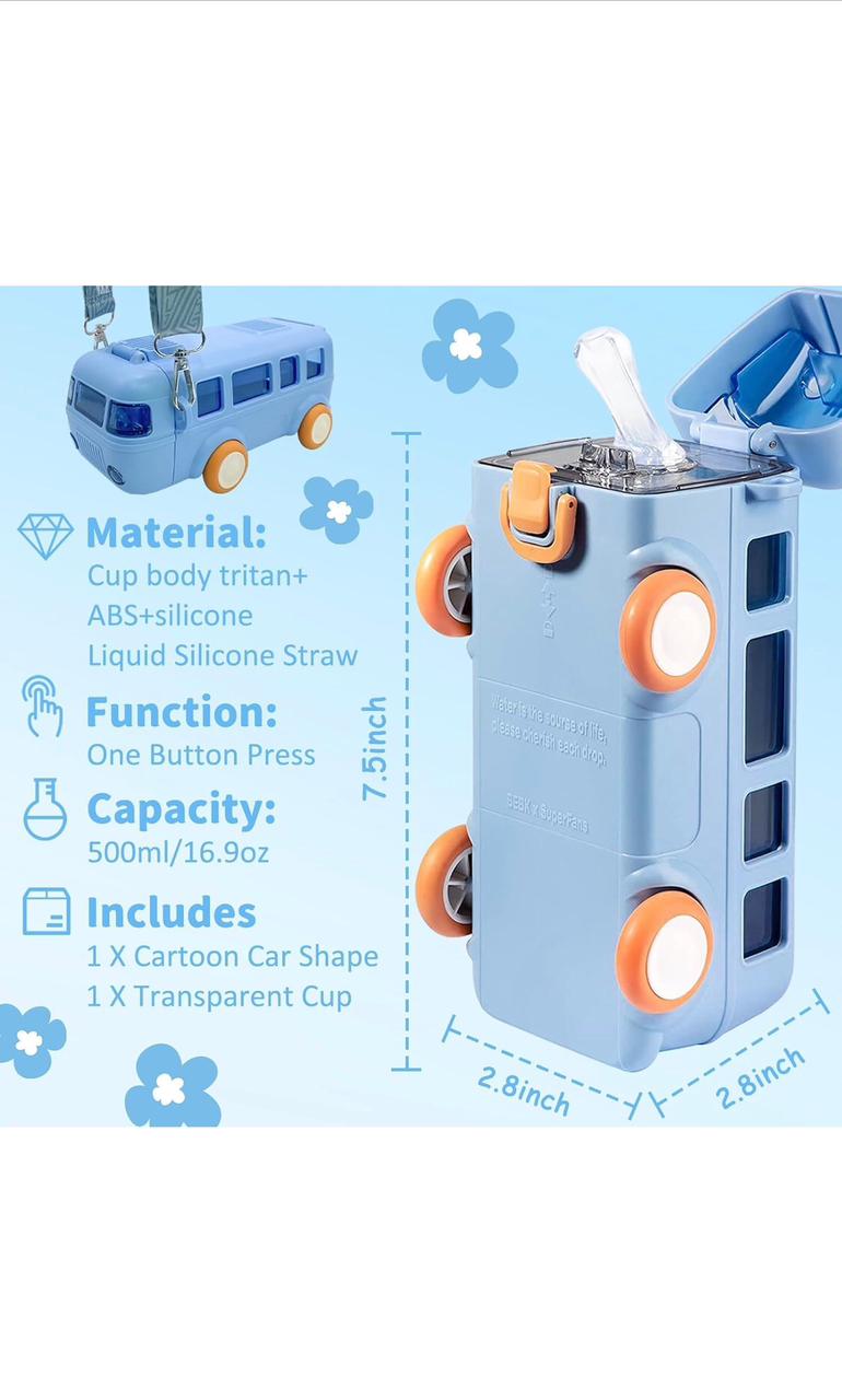 Cool water bottle - Bus shaped