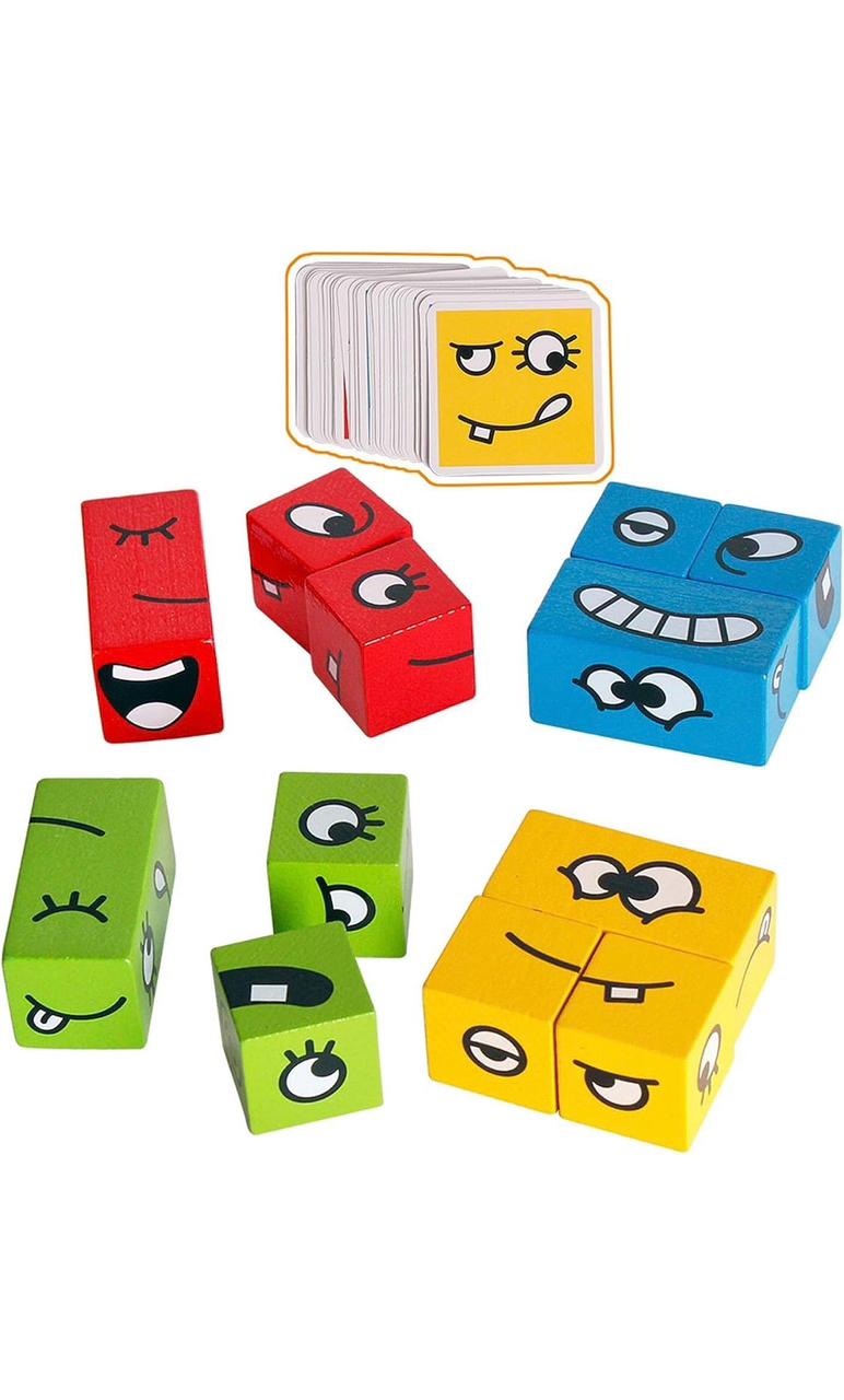 Face Cube Change Puzzle