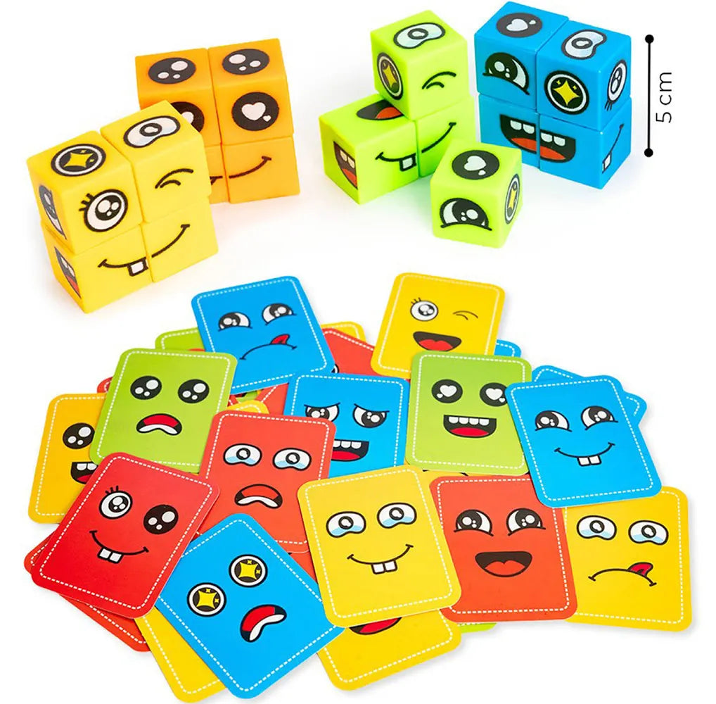 Crazy face puzzle