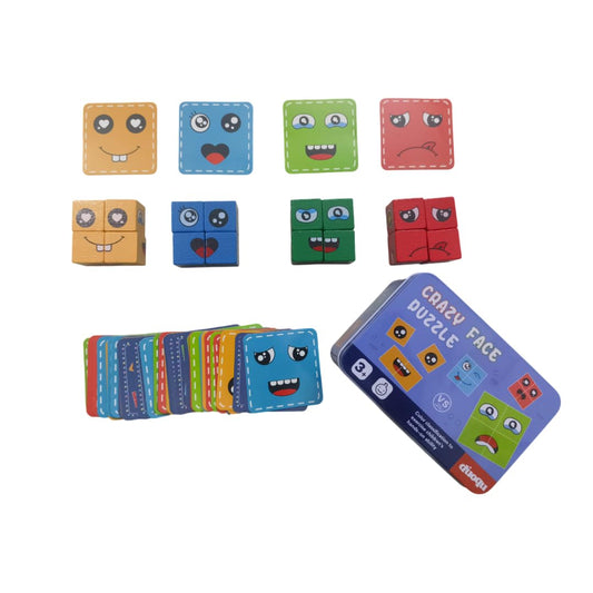 Crazy face puzzle