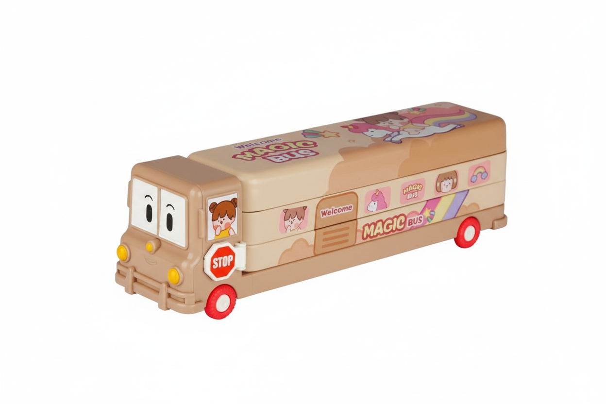 Bus-shaped box