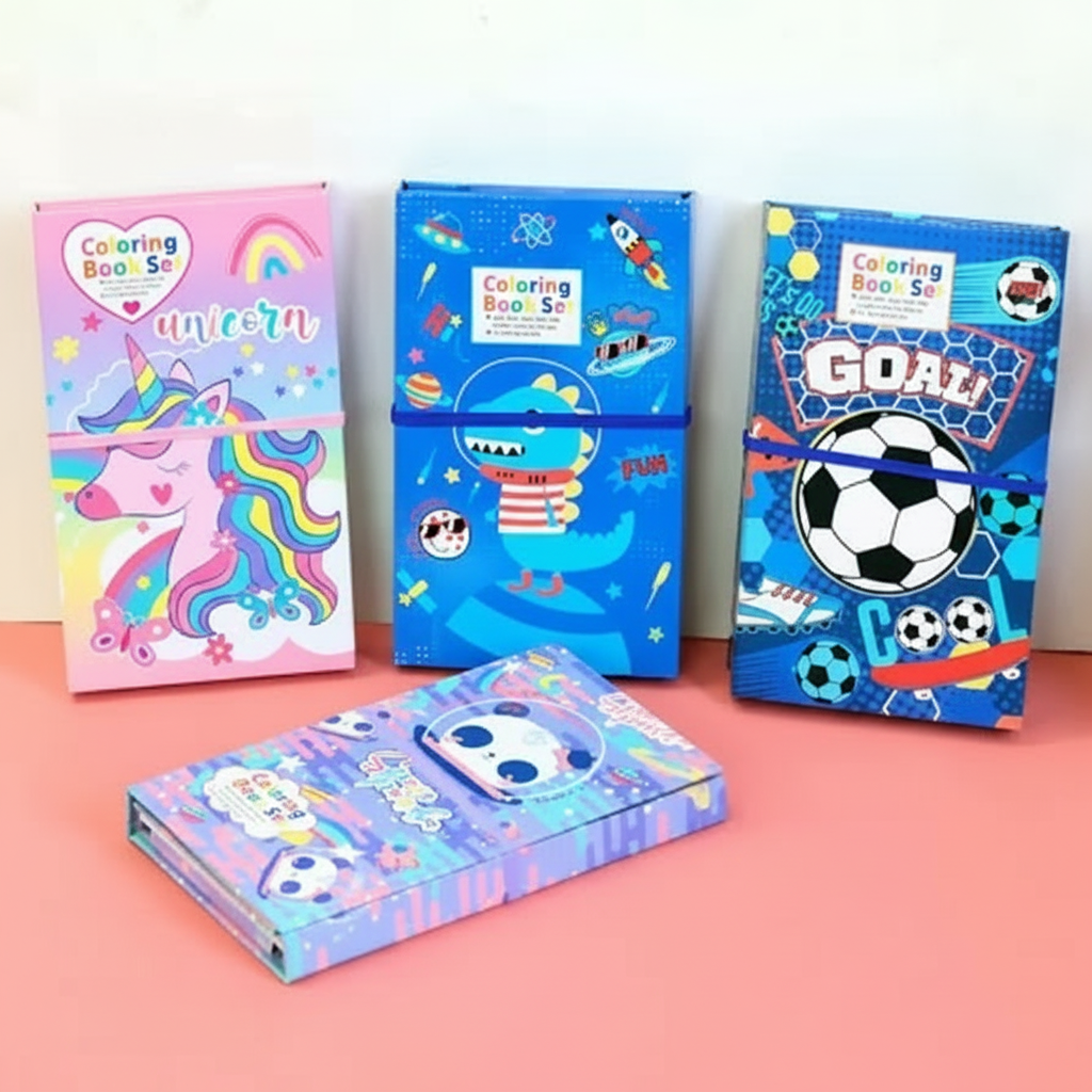 Colouring & Scratching Set