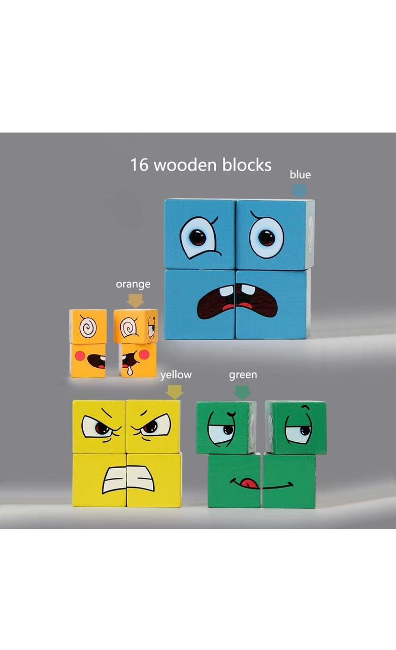 Face Cube Change Puzzle